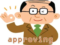 Definition & pronunciation of approving