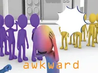 Definition & pronunciation of awkward