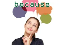 Definition & pronunciation of because