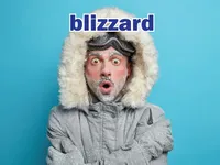 Definition & pronunciation of blizzard