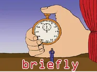 Definition & pronunciation of briefly