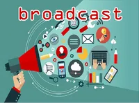 Definition & pronunciation of broadcast