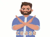 Definition & pronunciation of cease