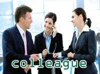 Definition & pronunciation of colleague