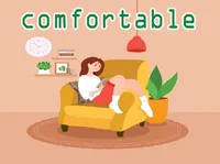 Definition & pronunciation of comfortable