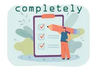 Definition & pronunciation of completely