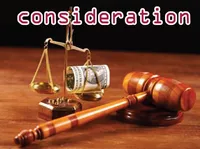 Definition & pronunciation of consideration