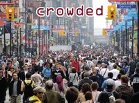 Definition & pronunciation of crowded