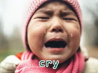 Definition & pronunciation of cry