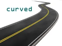 Definition & pronunciation of curved