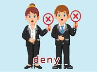 Definition & pronunciation of deny