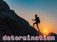Definition & pronunciation of determination