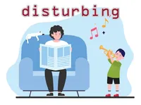 Definition & pronunciation of disturbing