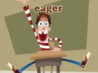Definition & pronunciation of eager