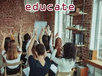 Definition & pronunciation of educate