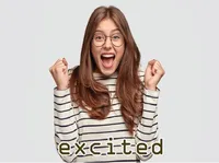 Definition & pronunciation of excited