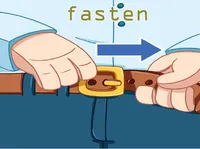 Definition & pronunciation of fasten