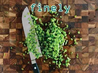 Definition & pronunciation of finely