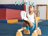 Definition & pronunciation of firmly