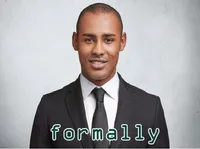 Definition & pronunciation of formally