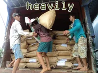Definition & pronunciation of heavily