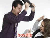 Definition & pronunciation of hostile