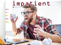 Definition & pronunciation of impatient