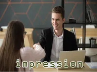 Definition & pronunciation of impression