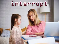 Definition & pronunciation of interrupt