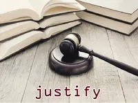 Definition & pronunciation of justify