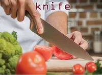 Definition & pronunciation of knife