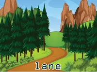 Definition & pronunciation of lane