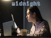 Definition & pronunciation of midnight