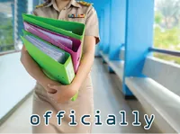 Definition & pronunciation of officially