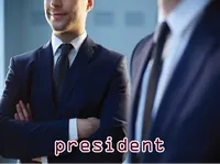 Definition & pronunciation of president
