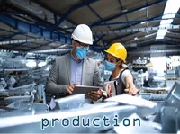 Definition & pronunciation of production