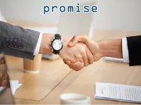 Definition & pronunciation of promise