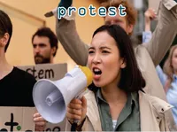Definition & pronunciation of protest