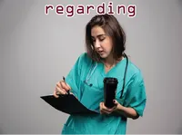 Definition & pronunciation of regarding