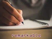 Definition & pronunciation of remarkable