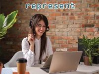 Definition & pronunciation of represent
