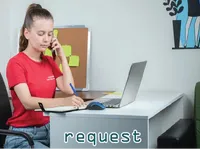 Definition & pronunciation of request