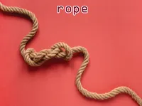 Definition & pronunciation of rope
