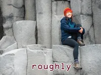 Definition & pronunciation of roughly