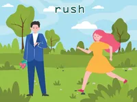 Definition & pronunciation of rush