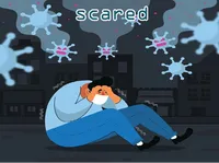 Definition & pronunciation of scared