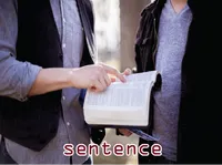 Definition & pronunciation of sentence