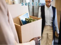 Definition & pronunciation of settle