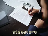 Definition & pronunciation of signature