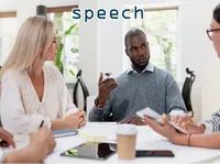 Definition & pronunciation of speech